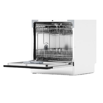 Midea Compact Πλυντήριο Πιάτων 8 Σετ με 7 Προγράμματα, Wi-Fi, Extra Dry & Hygiene 70°C, MTD55S500W Λευκό