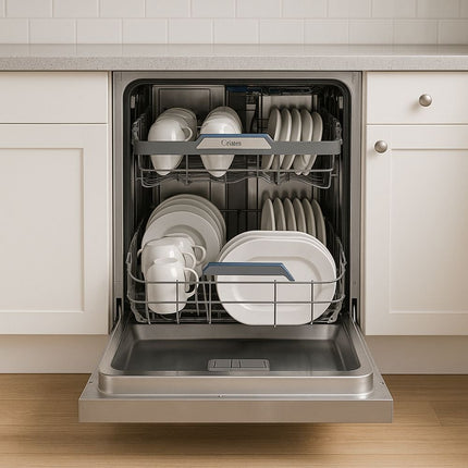 Midea Ημιεντοιχιζόμενο Πλυντήριο Πιάτων 60cm για 14 Σερβίτσια με PowerWash, Natural Dry & Wi-Fi, Inox MDWES1433DB-W