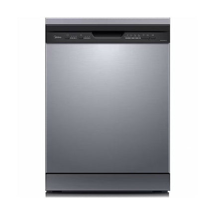 Midea Πλυντήριο Πιάτων για 12 Σερβίτσια με 4 Προγράμματα, Αντιβακτηριακό Φίλτρο & Οθόνη LED, Inox MFD60S090X-CYP