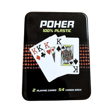 Τράπουλα Poker 100% Πλαστική για Επαγγελματική Χρήση