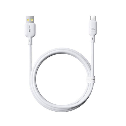 Baseus Cable USB-C to USB-A Silky Series 1.0m 100W White