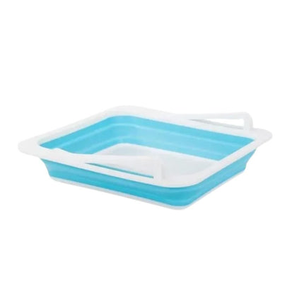Πτυσσόμενο δοχείο ψυγείου για αποθήκευση τροφίμων μπλε JM-626