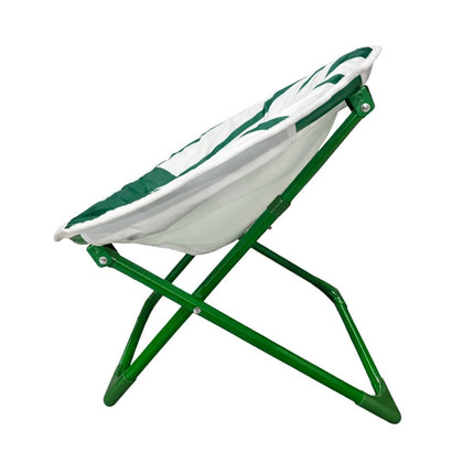 Παιδική Πτυσσόμενη Καρέκλα Ομόνοια Λευκωσίας με Μαλακό Κάθισμα & Μεταλλικό Σκελετό Πράσινο