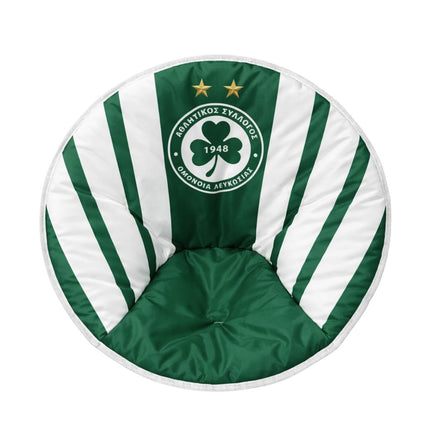 Παιδική Πτυσσόμενη Καρέκλα Ομόνοια Λευκωσίας με Μαλακό Κάθισμα & Μεταλλικό Σκελετό Πράσινο