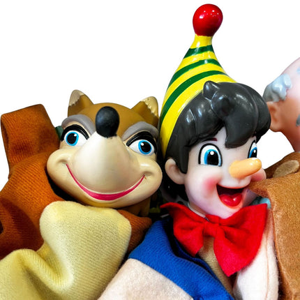 Puppet Valley Πινόκιο Σετ Χειροκουκλάκια με Ιστορία 4 Τεμάχια 3+ Ετών