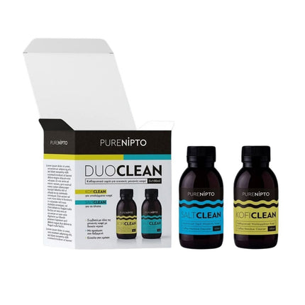 Purenipto Duo Cleaner Home Barista Σετ Υγρών Καθαρισμού για Οικιακές Μηχανές Καφέ 2 x 100ml (Koficlean + SaltClean)
