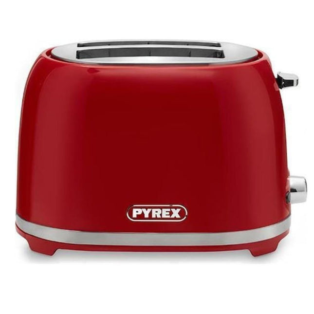 PYREX Φρυγανιέρα 850W με 7 Επίπεδα Ρύθμισης Retro Red