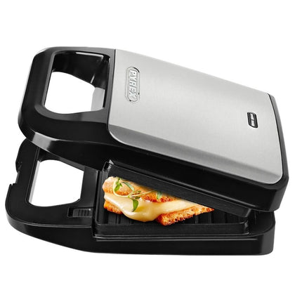PYREX Τοστιέρα 800W με Αποσπώμενες Πλάκες για 2 Τοστ Μαύρο