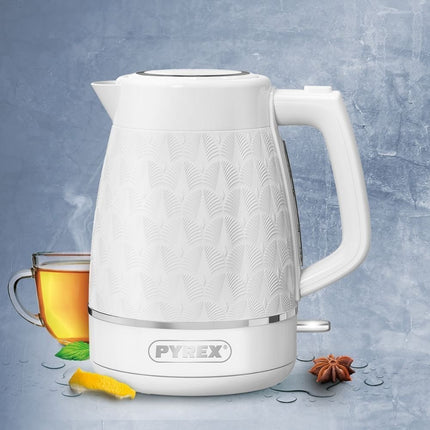 PYREX Βραστήρας 1.7L 2200W με Αντιθερμικά Τοιχώματα Λευκό