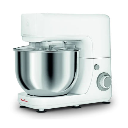 MOULINEX Masterchef Essential Πολυμίξερ Κουζίνας 800W με Μεγάλο Μπολ 4.8L, 6 Ταχύτητες, Ανάμειξη Πλανητικής Κίνησης & Μεταλλικά Αξεσουάρ Ζαχαροπλαστικής QA150110