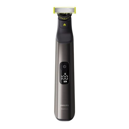PHILIPS OneBlade Pro 360 Επαναφορτιζόμενη Κουρευτική Μηχανή Σώματος & Προσώπου με Λεπίδα 360°, 20 Ρυθμίσεις Μήκους 0,4-10 mm, Αδιάβροχο, Τεχνολογία Διπλής Προστασίας & έως 120 Λεπτά Λειτουργίας QP6552/15