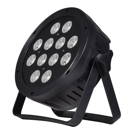 QTXlight PAR-186 Επαγγελματικό LED Φωτιστικό Σκηνής με 12 COB LEDs 6-σε-1 & DMX Έλεγχο, Μαύρο 154.042UK
