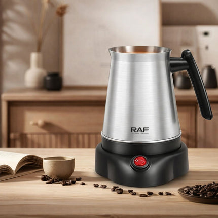 RAF Ηλεκτρικό Μπρίκι 600W 600ml με Αποσπώμενο Φίλτρο & Αυτόματη Απενεργοποίηση R.7318 Inox