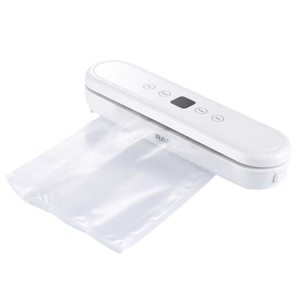 RAF Vacuum Sealer Θερμοκολλητής Αεροστεγούς Σφράγισης 80W έως 25cm με 10 Σακούλες R.74001 Άσπρο