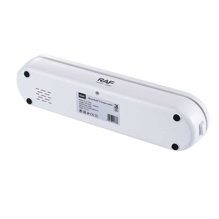 RAF Vacuum Sealer Θερμοκολλητής Αεροστεγούς Σφράγισης 80W έως 25cm με 10 Σακούλες R.74001 Άσπρο