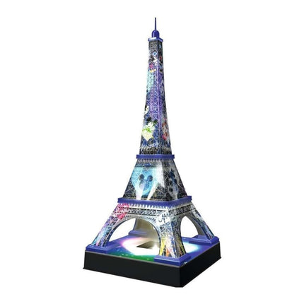 Ravensburger Disney Πύργος του Άιφελ 3D Puzzle Night Edition 216 Τεμαχίων με Φωτισμό LED 12520 12+ Ετών