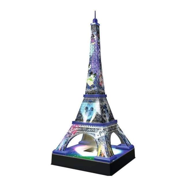 Ravensburger Disney Πύργος του Άιφελ 3D Puzzle Night Edition 216 Τεμαχίων με Φωτισμό LED 12520 12+ Ετών