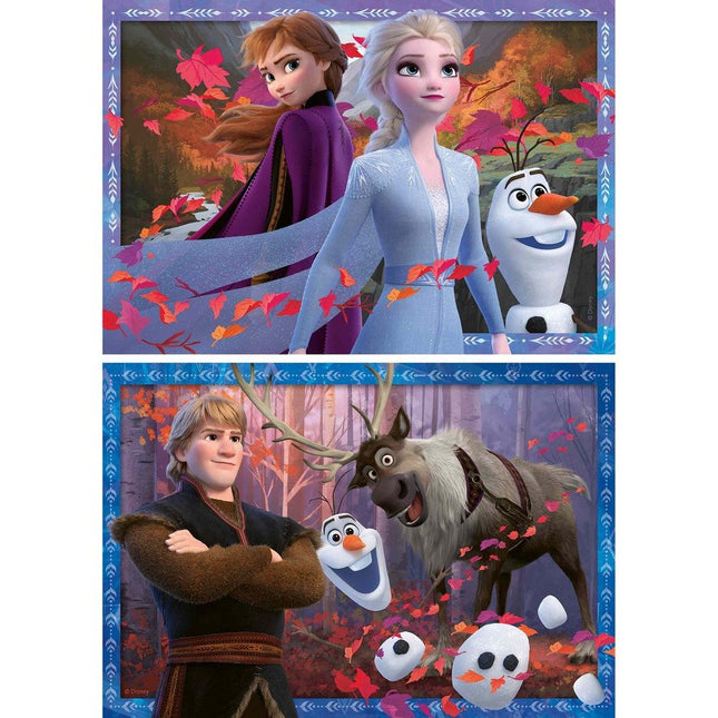 Ravensburger Frozen II 05010, Παζλ 2×24 Κομματιών για Παιχνίδι και Ανακάλυψη, 4+ Ετών