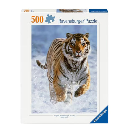 Ravensburger Παζλ Τίγρης στο Χιόνι 500 Κομματιών 12000148, 12+ Ετών