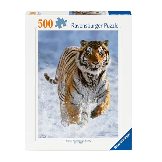 Ravensburger Παζλ Τίγρης στο Χιόνι 500 Κομματιών 12000148, 12+ Ετών
