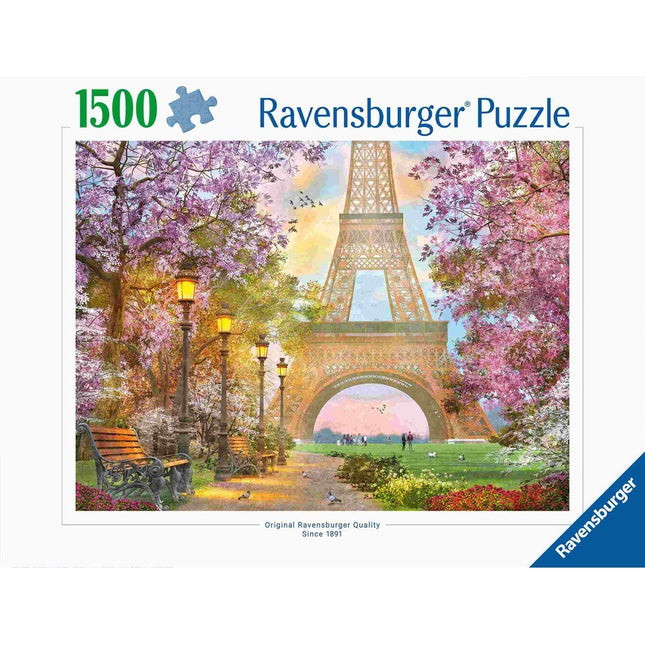 Παζλ Ravensburger Ερωτευμένοι με το Παρίσι 1500 Κομματιών – Νοερό Ταξίδι, 12+ Ετών
