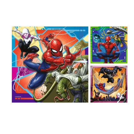 Ravensburger Marvel Spider-Man Σετ 3 Παιδικών Puzzle 49 Κομματιών 12004115 5+ Ετών