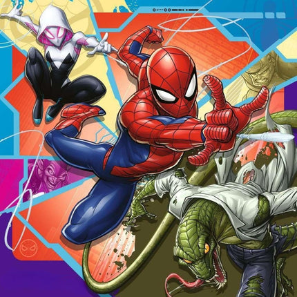 Ravensburger Marvel Spider-Man Σετ 3 Παιδικών Puzzle 49 Κομματιών 12004115 5+ Ετών