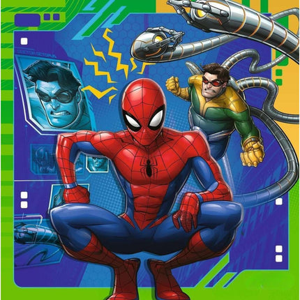 Ravensburger Marvel Spider-Man Σετ 3 Παιδικών Puzzle 49 Κομματιών 12004115 5+ Ετών