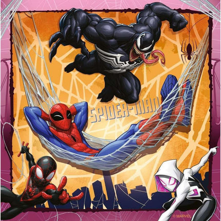 Ravensburger Marvel Spider-Man Σετ 3 Παιδικών Puzzle 49 Κομματιών 12004115 5+ Ετών