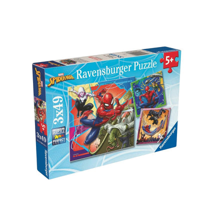 Ravensburger Marvel Spider-Man Σετ 3 Παιδικών Puzzle 49 Κομματιών 12004115 5+ Ετών
