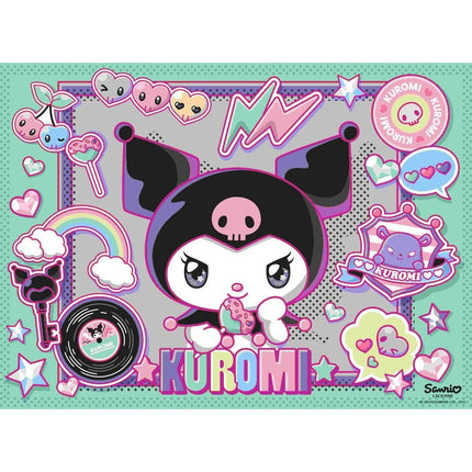 Ravensburger Kuromi 12004333, Παζλ 100 XXL Κομματιών για Πολύχρωμη Δημιουργική Απασχόληση, 6+ Ετών