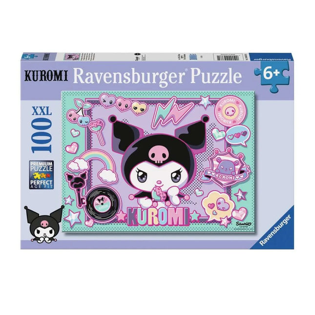 Ravensburger Kuromi 12004333, Παζλ 100 XXL Κομματιών για Πολύχρωμη Δημιουργική Απασχόληση, 6+ Ετών