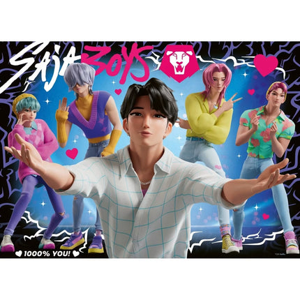 Ravensburger K-Pop Demon Hunters 12004757, Παζλ 4×100 Κομματιών για Περισσότερη Δημιουργική Διασκέδαση, 5+ Ετών
