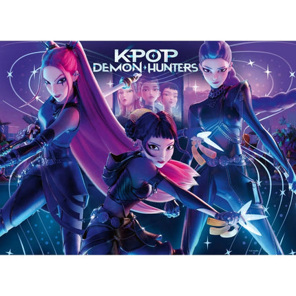 Ravensburger K-Pop Demon Hunters 12004757, Παζλ 4×100 Κομματιών για Περισσότερη Δημιουργική Διασκέδαση, 5+ Ετών