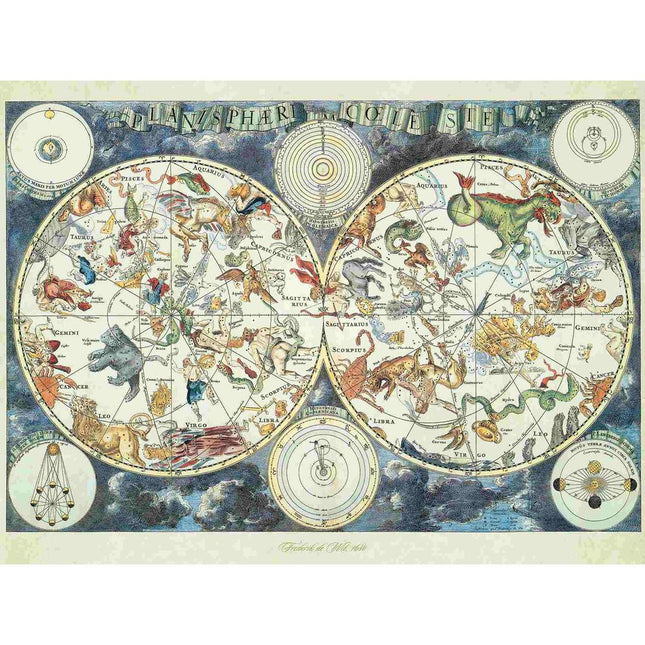 RAVENSBURGER Παζλ Διακοσμητικός Ζωδιακός Χάρτης 1500 Κομματιών Δημιουργική Πρόκληση 16003, 14+ Ετών