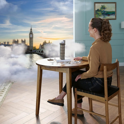 RAVENSBURGER Big Ben 3D Puzzle Iconics με Φωτισμό LED & Αριθμημένα 216 Κομμάτια 12008025, 8+ Ετών