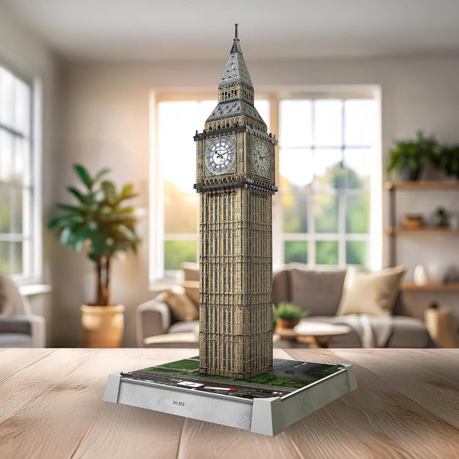 RAVENSBURGER Big Ben 3D Puzzle Iconics με Φωτισμό LED & Αριθμημένα 216 Κομμάτια 12008025, 8+ Ετών