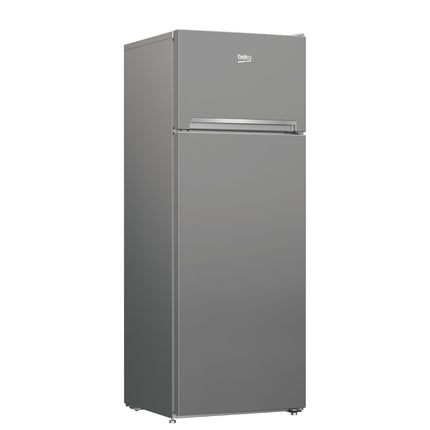 Beko Ψυγείο Δίπορτο με Κατάψυξη Επάνω 223L με AeroFlow & LED Φωτισμό RDSA240K35SN Ασημί