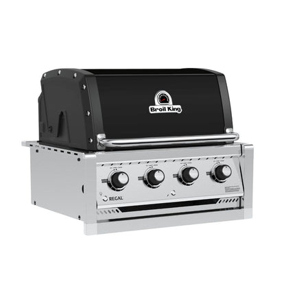 Broil King Regal 420 Built-In Εντοιχιζόμενη Ψησταριά Υγραερίου BBQ με 4 Καυστήρες Dual-Tube™ 985653 Μαύρο