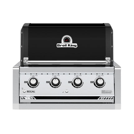 Broil King Regal 420 Built-In Εντοιχιζόμενη Ψησταριά Υγραερίου BBQ με 4 Καυστήρες Dual-Tube™ 985653 Μαύρο
