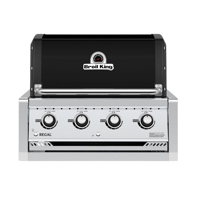 Broil King Regal 420 Built-In Εντοιχιζόμενη Ψησταριά Υγραερίου BBQ με 4 Καυστήρες Dual-Tube™ 985653 Μαύρο