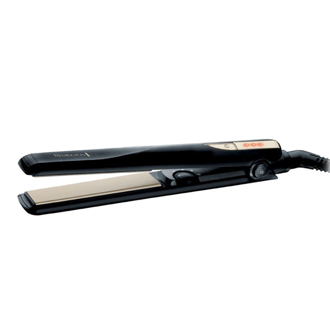 Remington Ceramic Straight 230 Ισιωτική Μαλλιών με Κεραμικές Πλάκες Τουρμαλίνης και Υψηλή Θερμοκρασία S1005 Μαύρο