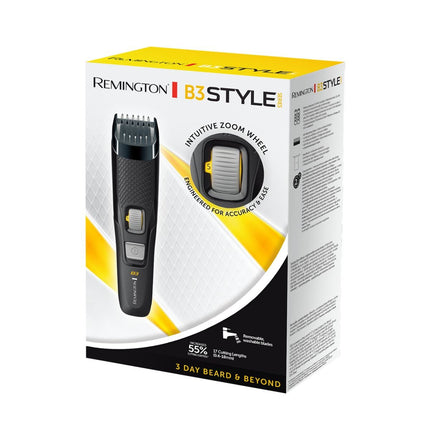 Remington Style Series B3 Τρίμερ Γενειάδας με Ρυθμιζόμενο Χτενάκι και Αυτοακονιζόμενες Λεπίδες MB3000