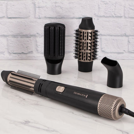 Remington Βούρτσα Αέρος Blow Dry & Style 1000W με 4 Εξαρτήματα, Ιονική Περιποίηση για Στέγνωμα και Φορμάρισμα Μαλλιών AS7500