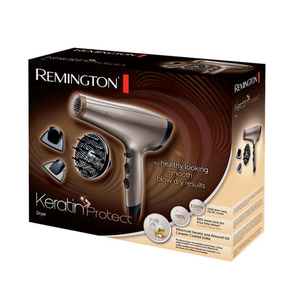 Remington Keratin Protect Επαγγελματικό Σεσουάρ Μαλλιών με Κερατίνη, Έλαιο Αμυγδάλου και Ιονική Τεχνολογία AC8002