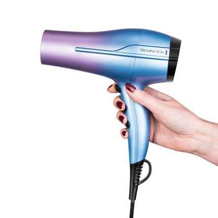 Remington Mineral Glow Σεσουάρ Μαλλιών με Ιονική Τεχνολογία, Κεραμική Γρίλια Ορυκτών και Φυσούνα D5408