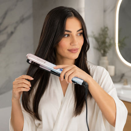 Remington Mineral Glow Ισιωτική Μαλλιών με Κεραμική Επίστρωση Ορυκτών, 9 Ρυθμίσεις Θερμοκρασίας και Λειτουργία Κλειδώματος S5408