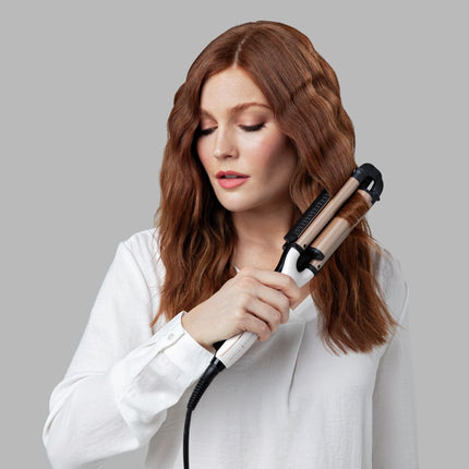 Remington PROluxe 4 σε 1 Κυματιστή Μαλλιών με Ρυθμιζόμενο Κύλινδρο για Διαφορετικά Στυλ Κυματισμών & OPTIheat Τεχνολογία CI91AW