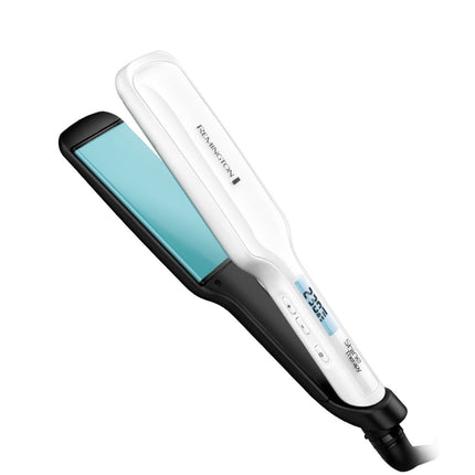 Remington Shine Therapy Ισιωτική Μαλλιών με Φαρδιές Κινούμενες Κεραμικές Πλάκες, Έλαιο Αργκάν και Βιταμίνη Ε S8550