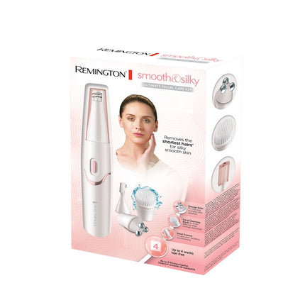 Remington Smooth & Silky Ultimate Facial Care Kit Σετ Περιποίησης Προσώπου με Αποτριχωτική, Βούρτσα Καθαρισμού και Τρίμερ Ακριβείας EP7070